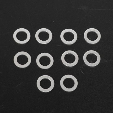 10 Joint plat alu aluminium vis bouchon vidange 12x18x1.5mm pour (1/2)