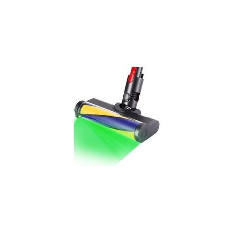 Tête de brosse motorisée pour Dyson V7 V8 V10 V11 V15 – Brosse de rechange avec rouleau doux et lumière LED laser verte – Pour tapis, sols durs et parquet (1/4)