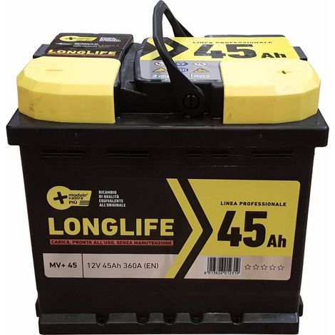 BATTERIA AUTO MV+ 45-360A