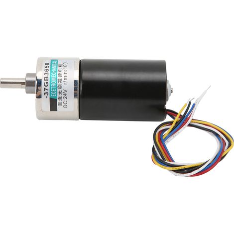 Bürstenloser Mini-Getriebemotor mit Halterung, DC 24 V, für CNC-Werkzeugmaschinen, XD-37GB3650, 100 U/min (1/5)