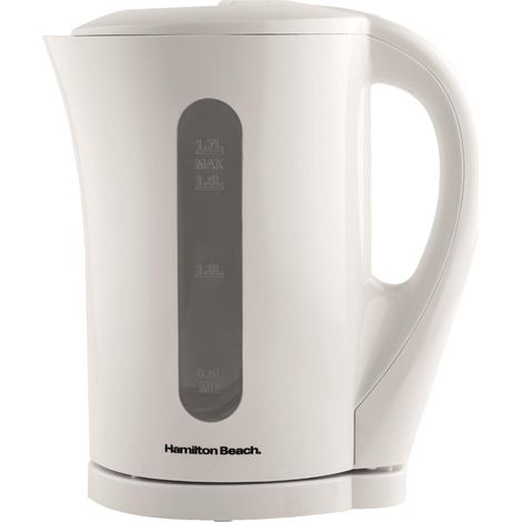 Hamilton Beach Electric Kettle Essential 1.7L White (1/5)