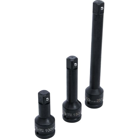 Juego de extensión BGS cuadrado exterior/interior 20 mm (3/4") 3 piezas - 8840 (1/4)