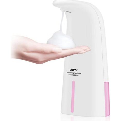 1 Dispensador de jabón, sensor infrarrojo, volumen ajustable, 250 ml, baño, cocina (1/5)