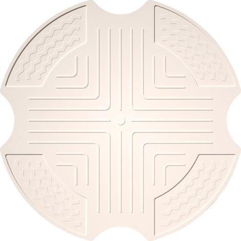 Schutzmatte für Fritteusen mit hitzeisolierender Unterlage Beige Schutzmatte 11 Matten enthalten Größen 1, 2, 3, 4, 5