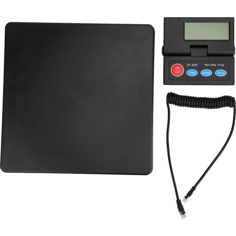 Balance électronique 50kg/2g, haute précision, écran LCD, mesure en G/KG/LB/OZ, outil de pesage pour usage professionnel. (1/5)