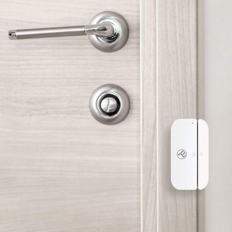 TELLUR SMART Sensore Porta e Finestra WiFi, Allarme Porta con App per Smartphone, Notifica Push, Non Richiede HUB (1/2)