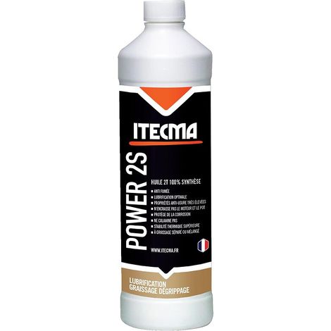 Huile moteur Power 2S bidon de 1 litre - ITW SPRAYTEC ITECMA