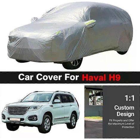 Komplette Autoabdeckung für Great Wall Haval H9, Outdoor-Sommerabdeckung, UV-Schutz, Sonnenschutz, Regen-, Schnee- und Windschutz, SUV-Abdeckung (1/5)