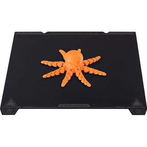 Plateau d'impression Creality K1 en PEI lisse 235 x 235 mm - Sans aimant souple, retrait facile du modèle, compatible avec les modèles en (1/5)