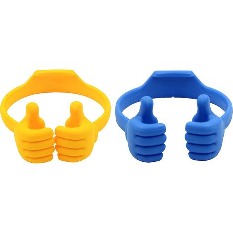Supports pour téléphone portable et tablette en forme de pouce levé, support pour téléphone portable, support pour smartphone pour bureau - Joli supp (1/4)
