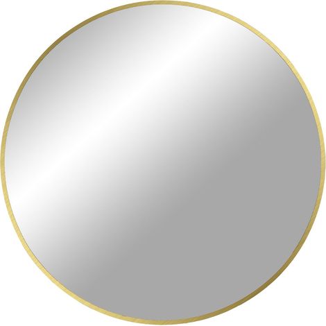 Specchio tondo da parete Madrid in alluminio color ottone ø60 cm (1/5)