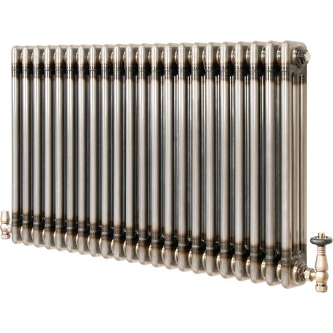 Radiatore 3 Colonne Orizzontale Metallo Grezzo 600 x 1010 mm TRV