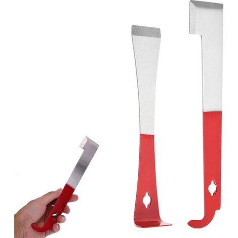 Lot de 2 Grattoirs à Cire d'Abeille - Outils d'Apiculture Professionnels pour Nettoyage et Entretien des Cadres de Ruche (1/5)