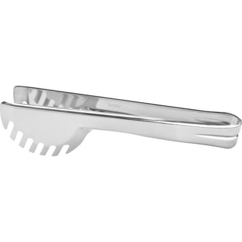 1 pince à spaghetti 20 cm, acier inoxydable gris, accessoire de service professionnel, pour restaurant et buffet (1/4)