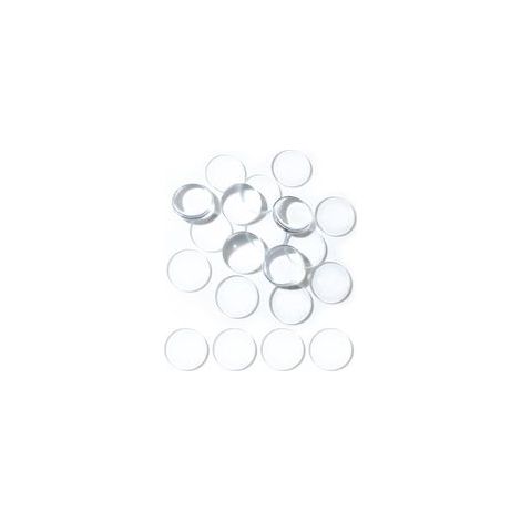 40 Stück transparente Silikon-Antirutschpads für Glastische mit selbstklebender Rückseite (25 mm) (Transparent) (1/5)