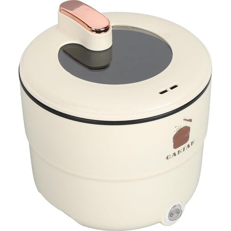 Cuiseur à riz électrique, 1,8 L, marmite électrique multifonctionnelle à double couche avec anti-brûlure pour soupe de nouilles, cuisson (prise UE) (1/5)