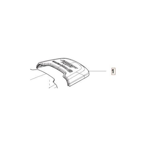 CARTER FRONTALE 430X BLACK 588797503 ORIGINALE HUSQVARNA