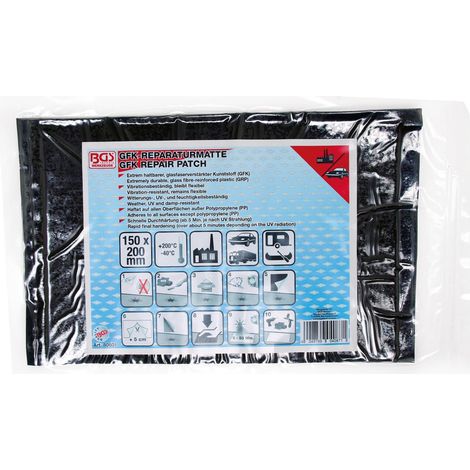 BGS Tapis de réparation GFK 150 x 220 mm (1/5)