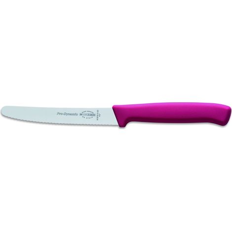 F. DICK ProDynamic Allzweckmesser 11 cm Wellenschliff Küchenmesser pink
