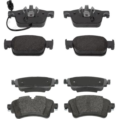 KIT PASTIGLIE FRENO ANTERIORI E POSTERIORI compatibile con AUDI A5 (F53,F5P,F57,F5E,F5A,F5F) / PASTIGLIE FRENANTI AUTO OEM FDB4871,FDB4617 / SOSTITUZIONE DIRETTA / BASSA POLVERE / SILENZIOSO