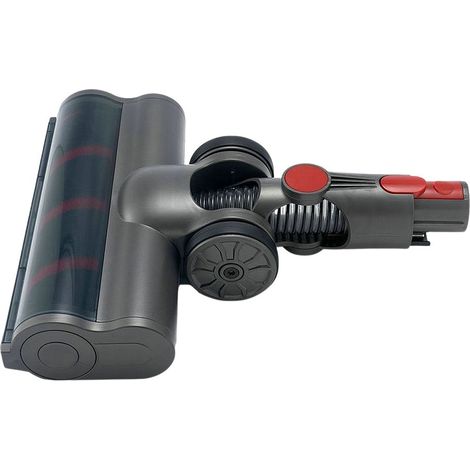 Ortviai Brosse à rouleau pour aspirateur Dyson V7/V8/V10/V11/V15 – tête de balai en fibre de carbone avec LED frontales