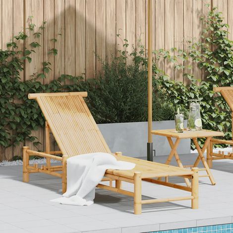 Gartenmöbel vidaxl sun lounger Bambus 55x199 cm