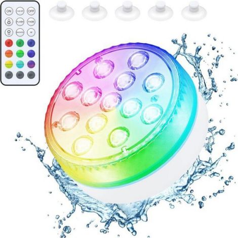 Lay-Z-Spa Accessoire de lumière de bain à remous à DEL Lumière sous-marine 7 couleurs. UMD MUSICAL (1/4)