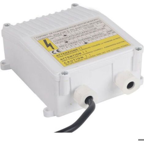 Boîtier De Commande - 750 W - Pour Pompe De Puits - Avec Disjoncteur Thermique Intégré - 1 Pièce (1/4)