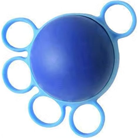 Boule d'exercice de doigt élastique en Silicone PU, thérapie des mains, renforcement de la poignée pour l'escalade, l'entraînement de basket-ball (1/5)