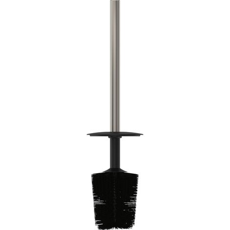 Geesa Toilettenbürste Opal - Wc Bürste mit Deckel Klobürste, Edelstahl gebürstet (1/2)