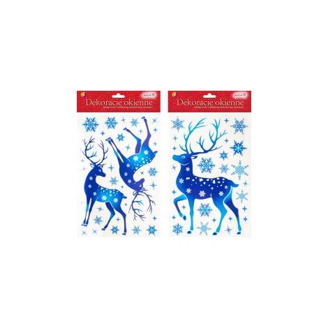 Vidriera 20x30cm NAVIDAD WB-34