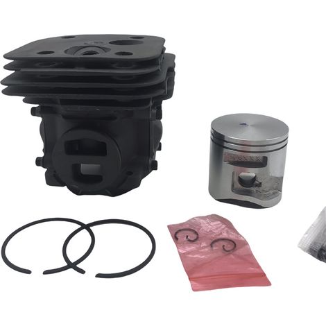 Replacement cylinder and piston assembly for Husqvarna 365XT 372XP petrol chainsaw, 50 mm wide bore, high-performance upgrade kit, compatible with 372XP 365 372 385 chainsaw parts.--DTEKGAZ