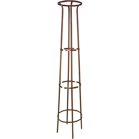 Stützsäule 200x44 cm, gebürsteter Eisen - Louis Moulin