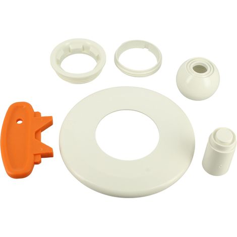Set kugelgelenk + sitz + mutter + zierkappe für multiflow-auslass 00295/00330 4402040301 - poolausrüstung divers (1/5)