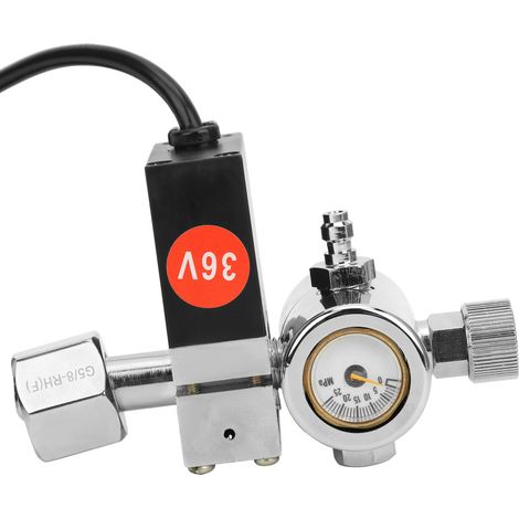 Réducteur chauffant décompresseur de dioxyde de carbone en alliage de zinc, réglage automatique, prise CN, 250 V (1/5)