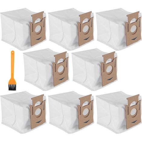Lot de 8 sacs aspirateurs 2,5 L pour aspirateurs robots OZMO T8 Max, séries T8 et T9, et N8 Pro-AquaForge (1/5)