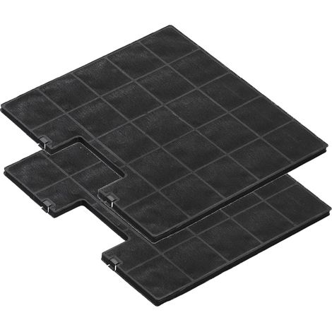 Sparset: 2x Ersatzkohlefilter für Amica KF 17134 passend für KH 17101 E, KH 17106 E / schwarz