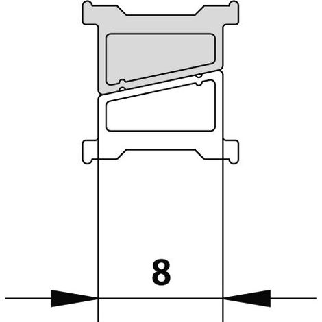 Kermi 6002716 6310 1x barre magnétique