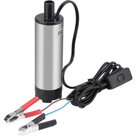 Pompe Carburant 51mm DC 12V 51mm Pompe à huile Pompe electrique carburant Pompe submersible amovible pour le transfert de carburant, diesel, eau, huile (1/5)