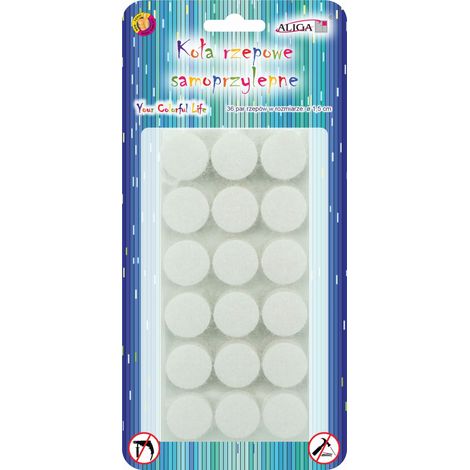 Roues Velcro auto-adhésives Velcro 1,5 cm 36 paires (1/5)