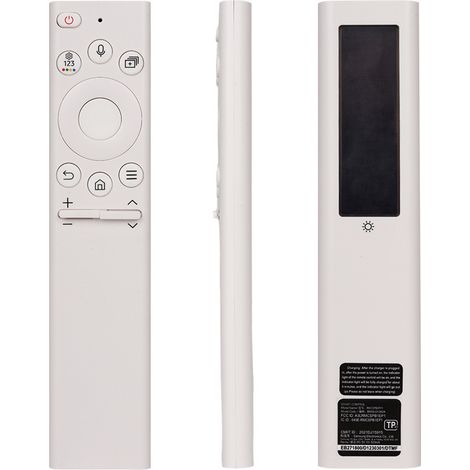 Mando a distancia original Samsung BN59-01391A con búsqueda por voz, aplicación y carga solar, compatible con televisores Samsung de 2021, 2022 y 2023. (1/4)