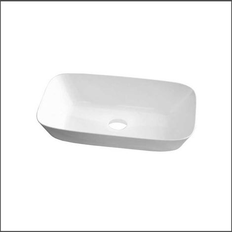 Lavabo d'Appoggio o Incasso Prua 50x40xh15 cm - Azzurra Ceramica - Senza Foro (1/3)