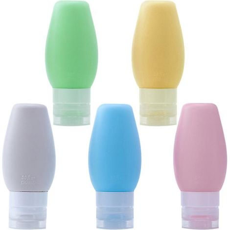 Bouteille vide en silicone pour les voyages (1/3)