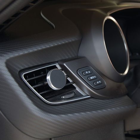Support rond magnetique compatible avec telephone adaptable grille ventilation - Pulse (1/5)