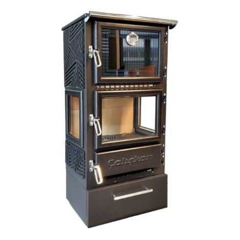 Poêle a bois avec four 306-3D- BOX - 12 kW (1/5)