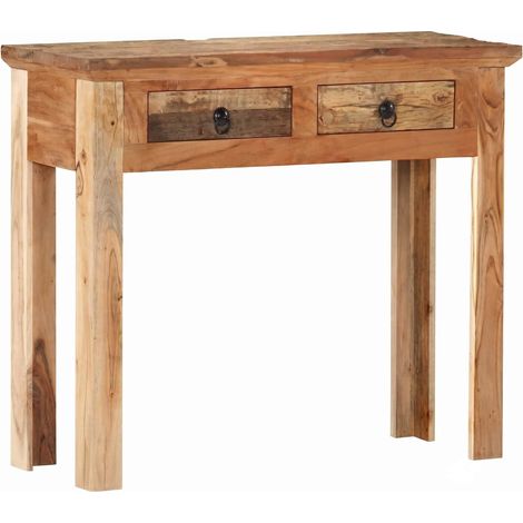 Maison Exclusive - Table console 90,5x30x75 cm Bois d'acacia et de récupération (1/5)