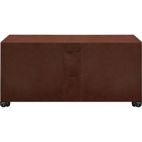 Housse Salon De Jardin Rectangulaire, Patio Housse De Meuble Oxford Carré avec ÉVents, Vent ÉTanche PoussièRe-marron280204106cm (1/5)