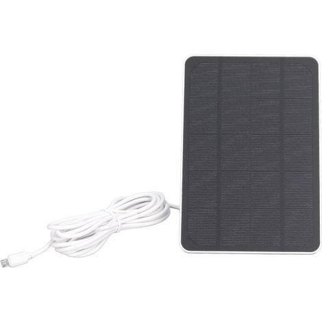 Panneau Solaire 10W Chargeur Batterie Sortie Type C Recharge Appareils Photo Capteur Photovoltaïque Portable (1/5)