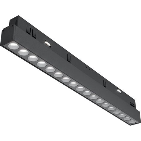 Lampada binario lineare nera LED 18W 2700-6000K DALI Maytoni (1/2)