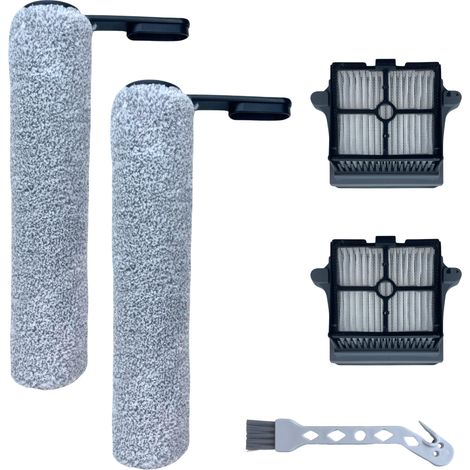 Pack accessoires pour Tineco Floor One S6 / Floor One S7 PRO  - Rouleau Brosse [Lot 2] Filtre [Lot 2] (1/5)